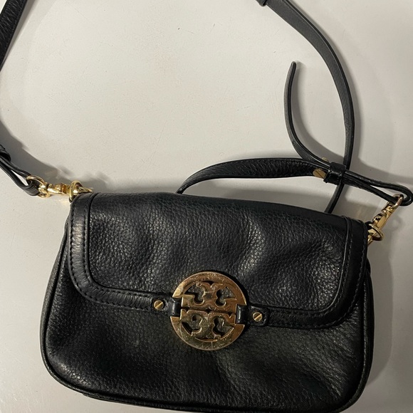 Tory Burch Handbags - Tory Burch Black Leather Crossbody Bag